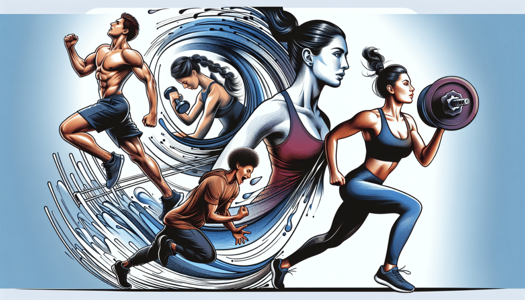 Illustration of different types of exercises