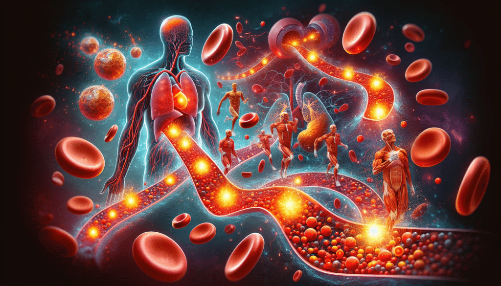 Illustration of fat burning process